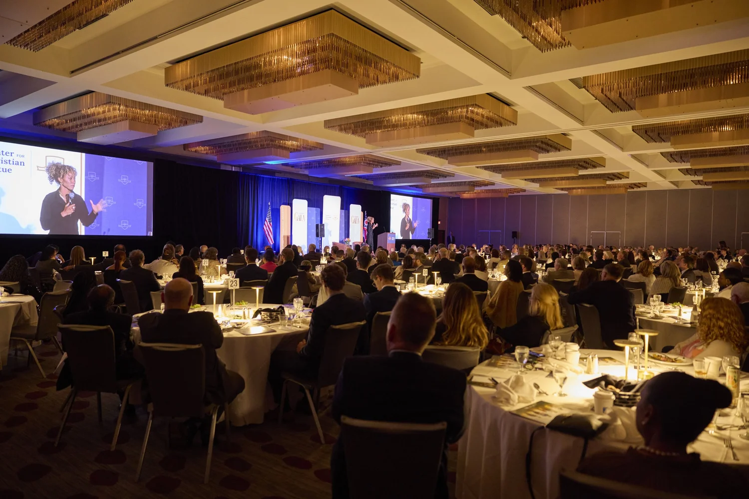 2025 Cincinnati Gala · Sage Steele on stage