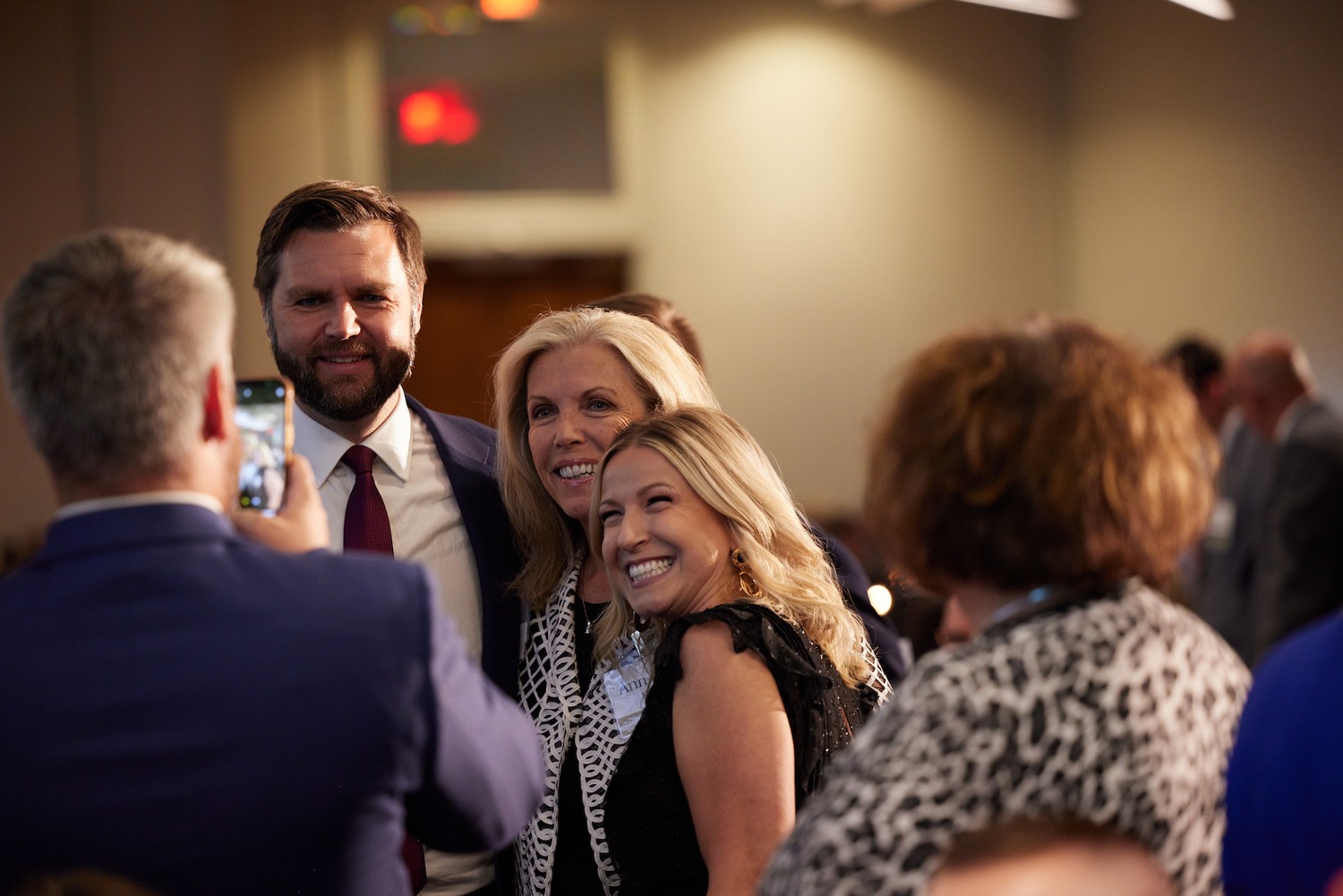 Guests taking photographs