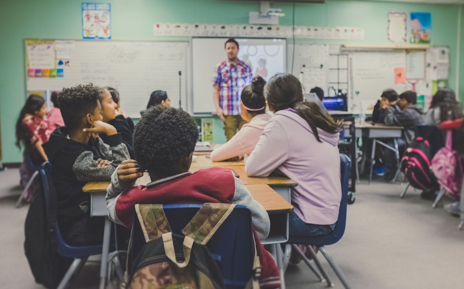 A classroom in an Ohio public school